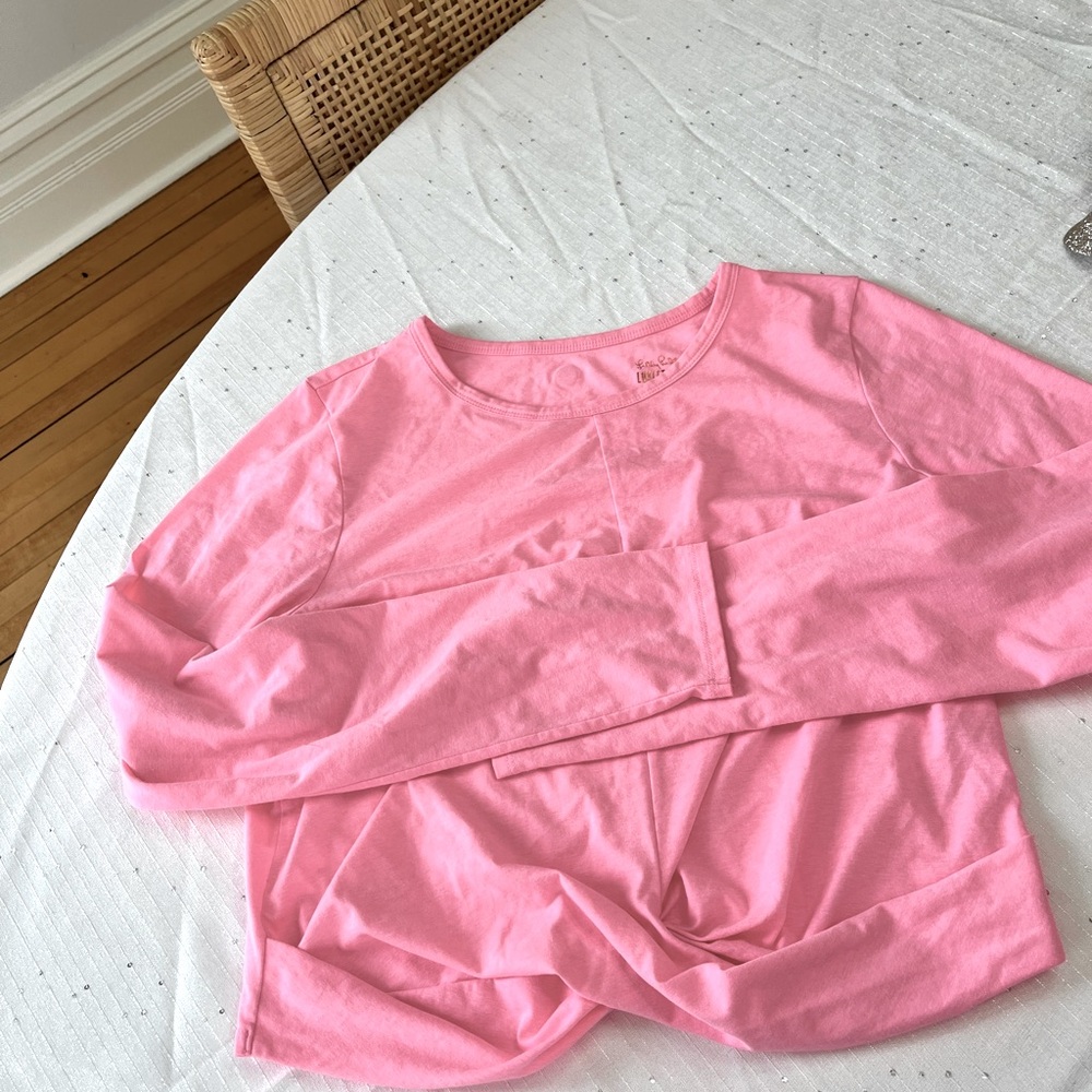 Lilly Pulitzer Cotton Blend Crisscross Crop